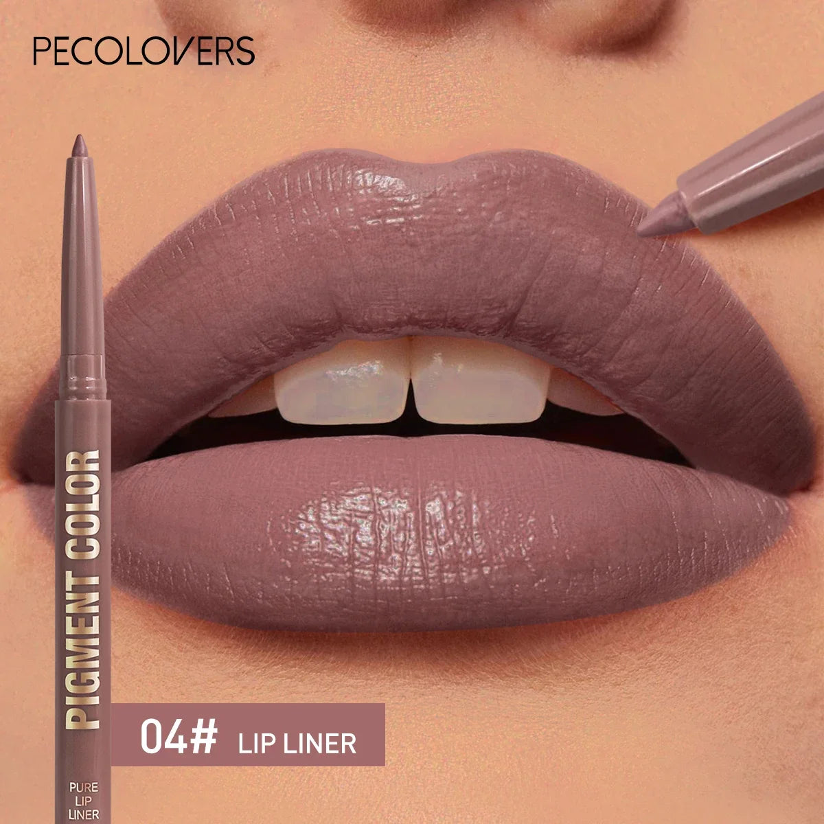 12 Color Lip Enriching Lipliner Lip Moisturizing Three-Dimensional Fitting Light Thin Silky and Clear Lip Liner