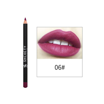 12PCS Lip Liner Set, Highly-Pigmens