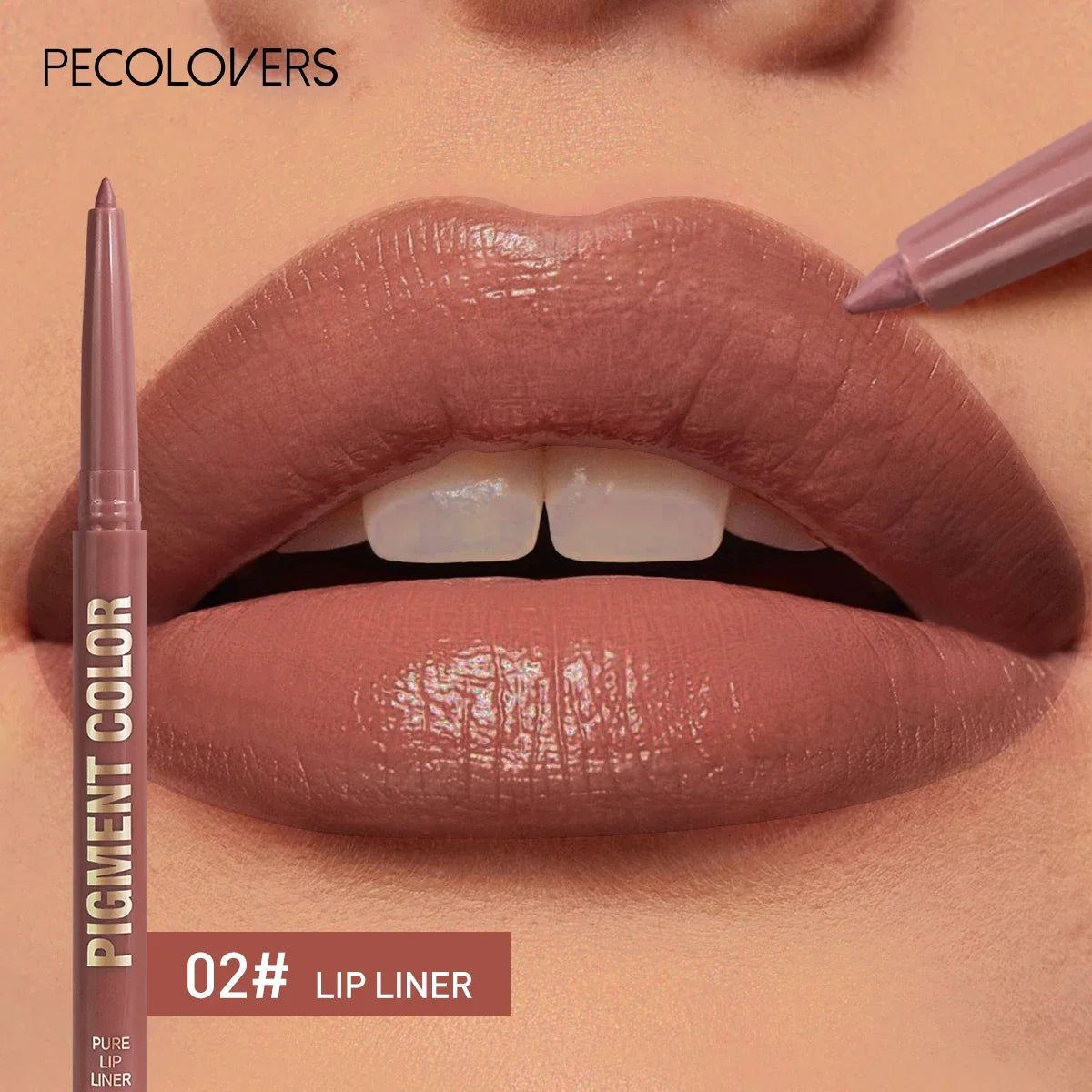12 Color Lip Enriching Lipliner Lip Moisturizing Three-Dimensional Fitting Light Thin Silky and Clear Lip Liner