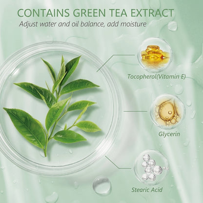Green Tea Purifying Clay Stick Mask for Blackhead Remover Deep Clean Pore