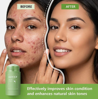 Green Tea Purifying Clay Stick Mask for Blackhead Remover Deep Clean Pore