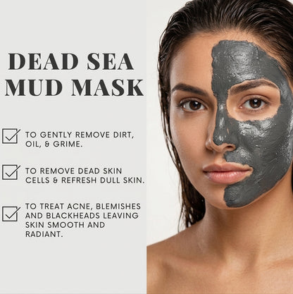 Dead Sea Mud Mask Deep Skin Cleanser Facial Black Mask Purifying Pore Minimizer