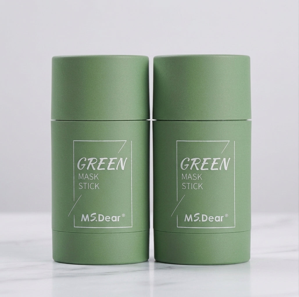 Green Tea Purifying Clay Stick Mask for Blackhead Remover Deep Clean Pore