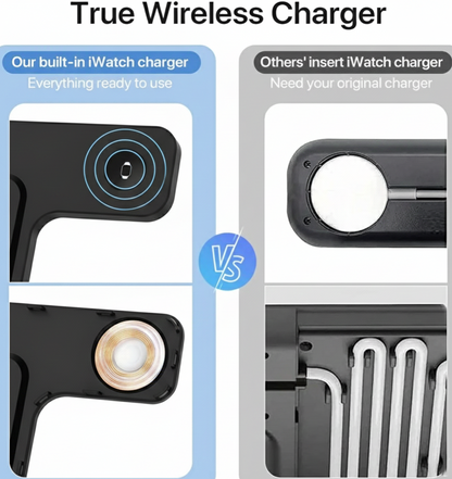 3 in 1 wireless charging Station Fast Wireless Charger Stand