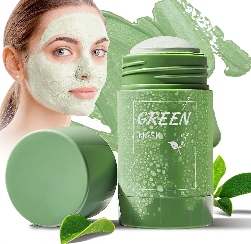 Green Tea Purifying Clay Stick Mask for Blackhead Remover Deep Clean Pore
