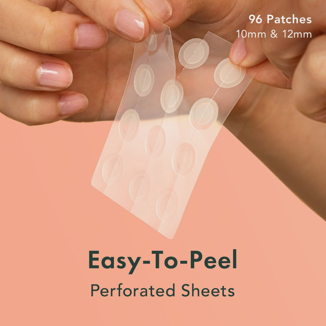 Rael Hydrocolloid Pimple Patches, Acne Patch Invisible Spot Cover (96 Count)