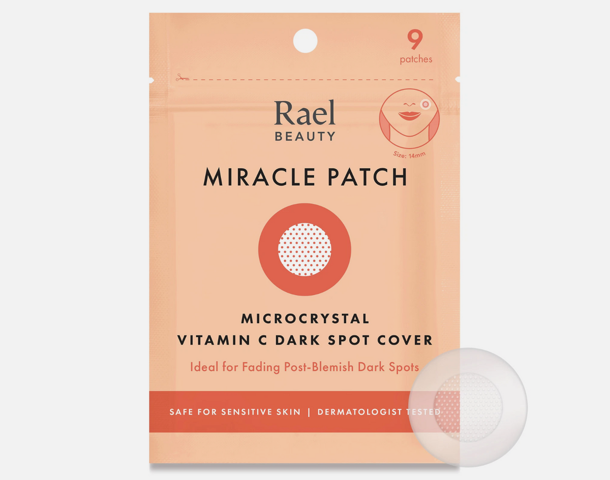 Rael Miracle Patch Microcrystal Vitamin C Dark Spot Cover, Post Acne (9 Count)