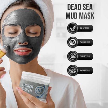Dead Sea Mud Mask Deep Skin Cleanser Facial Black Mask Purifying Pore Minimizer