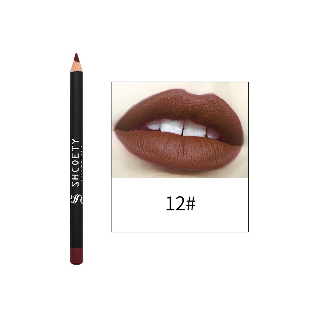 12PCS Lip Liner Set, Highly-Pigmens